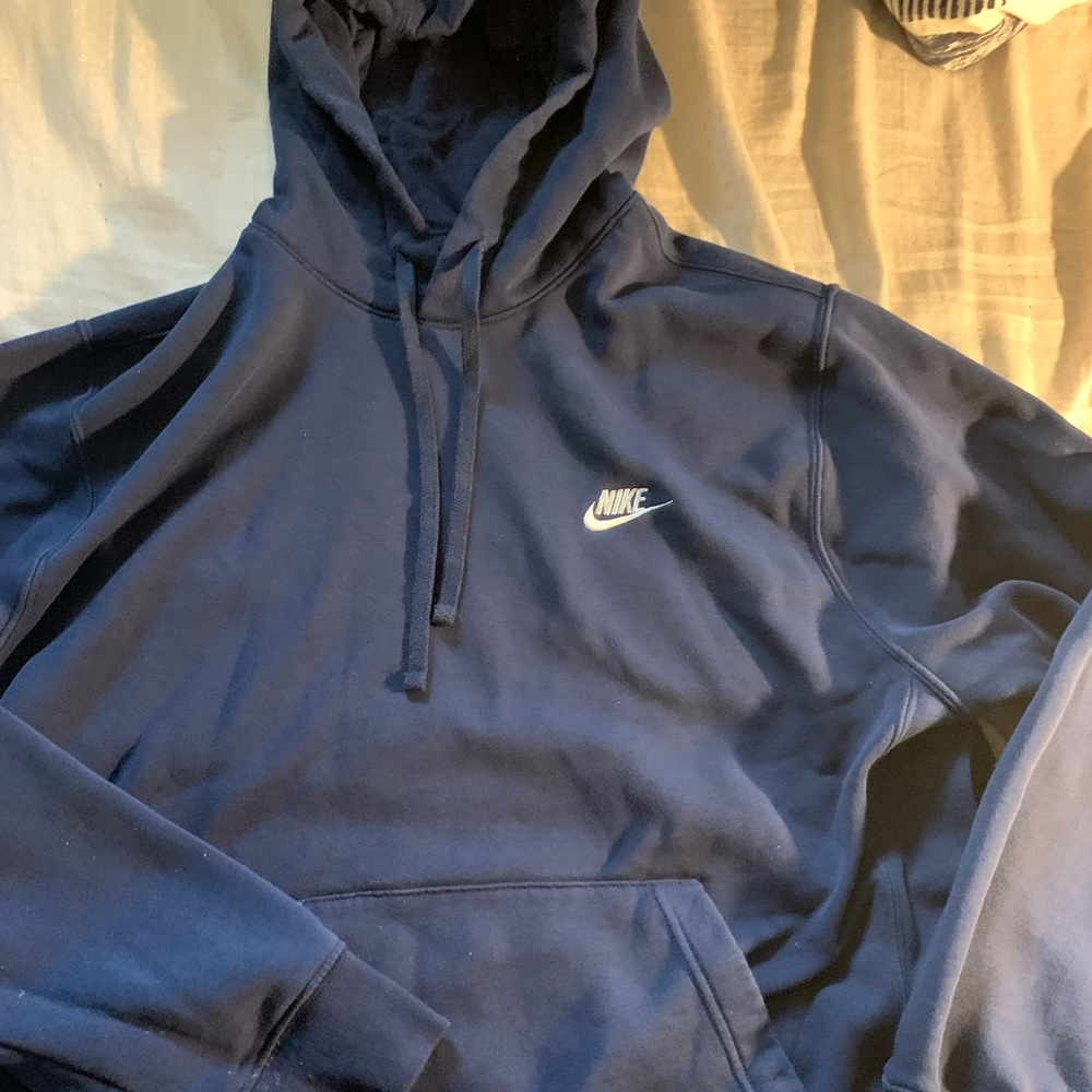 Dark Blue Nike Pullover Hoodie